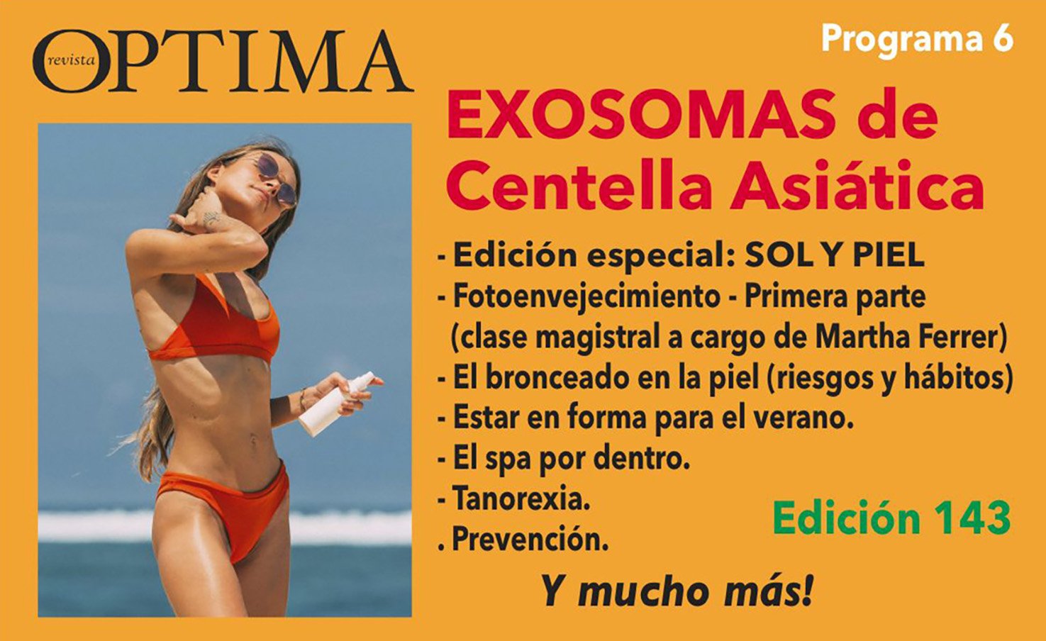 Programa número 6 de ÓPTIMA